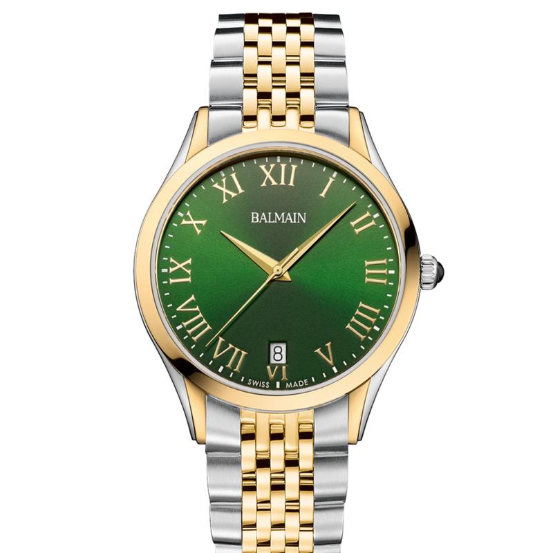 Image of Balmain Classic R Gent Quartz Watch Green Dial
