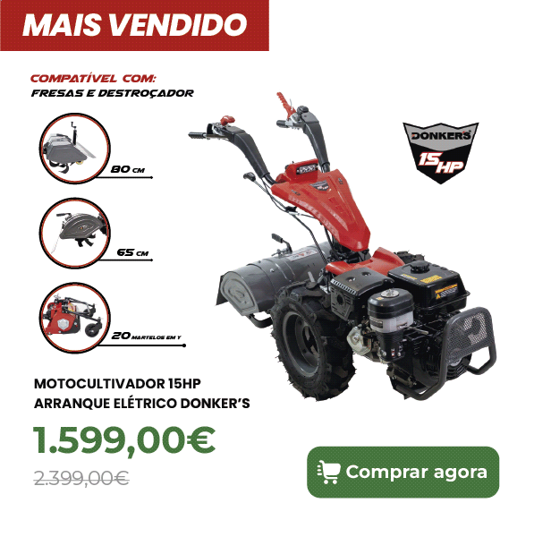 Motocultivador 15HP Arranque Elétrico Donker’s