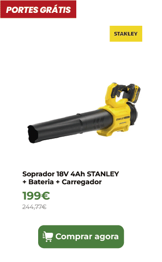 Soprador 18V 4Ah STANLEY + Bateria + Carregador SFMCBL730M1-QW