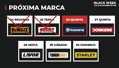 Próxima marca: Husqvarna