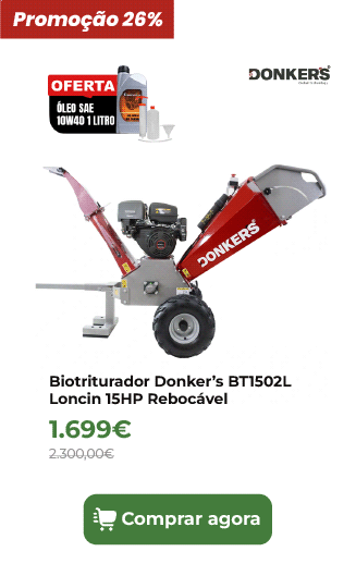 Biotriturador Donker&rsquo;s BT1502L Loncin 15HP Reboc&aacute;vel