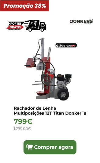 Rachador de Lenha Multiposi&ccedil;&otilde;es 12T Titan Donker&acute;s