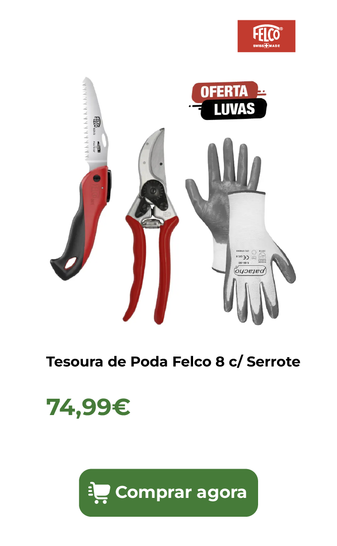 Kit: Tesoura de Poda Felco 8 c/ Serrote