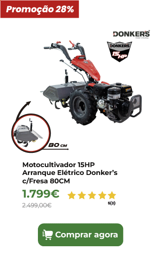 Motocultivador 15HP Arranque El&eacute;trico Donker&rsquo;s c/Fresa 80CM