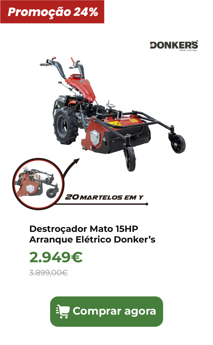 Destro&ccedil;ador Mato 15HP Arranque El&eacute;trico Donker&rsquo;s