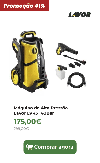 M&aacute;quina de Alta Press&atilde;o Lavor LVR3 140Bar