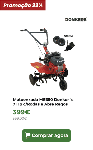 Motoenxada ME650 Donker&acute;s 7 Hp c/Rodas e Abre Regos