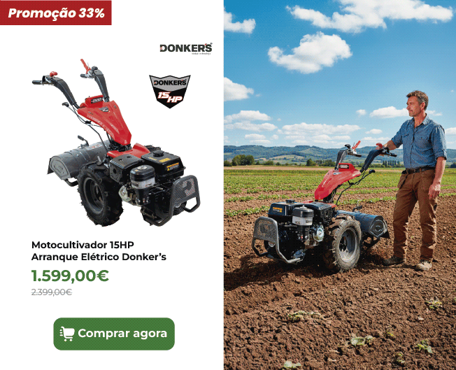 Motocultivador 15HP Arranque El&eacute;trico Donker&rsquo;s