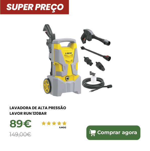 Lavadora de Alta Press&atilde;o Lavor Run 120Bar