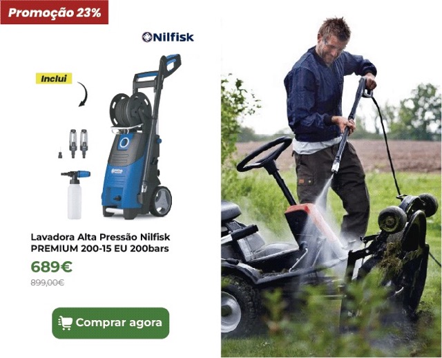 Lavadora Alta Press&atilde;o Nilfisk PREMIUM 200-15 EU 200bars