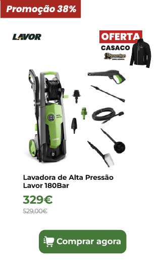 Lavadora de Alta Press&atilde;o 180 Bar Lavor PREDATOR digital