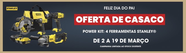 Power Kit: 4 Ferramentas Stanley