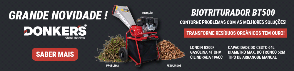 Biotriturador Gasolina BT500 Loncin Donker&acute;s