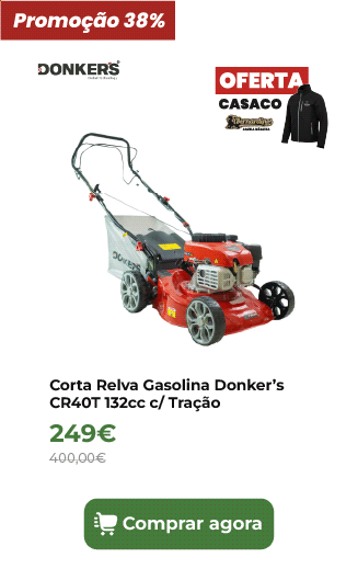 Corta Relva Gasolina Donker&rsquo;s CR40T 132cc c/ Tra&ccedil;&atilde;o