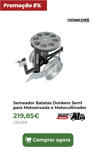 Semeador Batatas Donkers 3em1 para Motoenxada Motocultivador