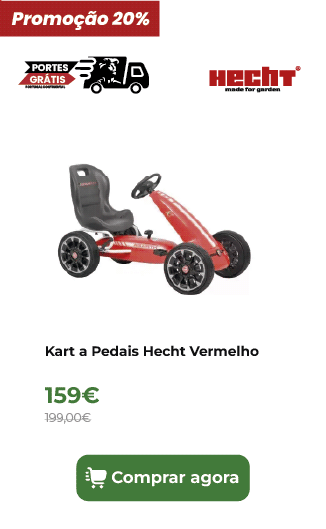 Kart a Pedais Hecht Vermelho