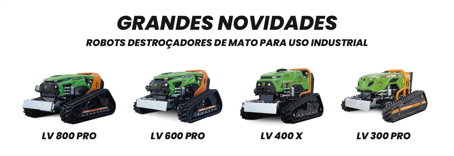 Robots Destro&ccedil;adores de Mato para Uso Industrial