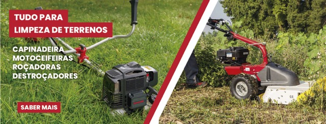 Tudo para limpeza de terrenos
