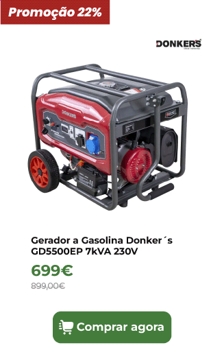 Gerador a Gasolina Donker&acute;s GD5500EP 7kVA 230V