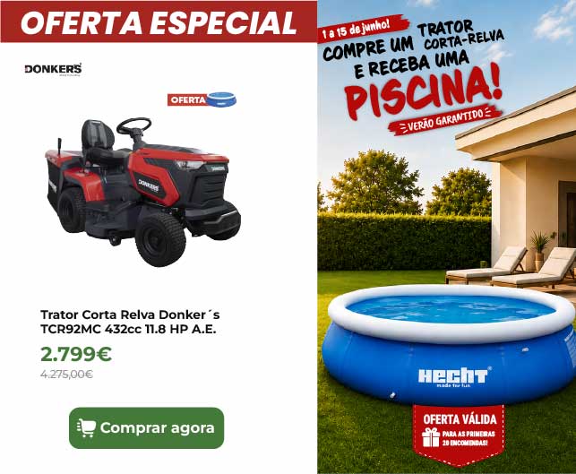 Trator Corta Relva Donker&acute;s TCR92MC 432cc 11.8 HP A.E.