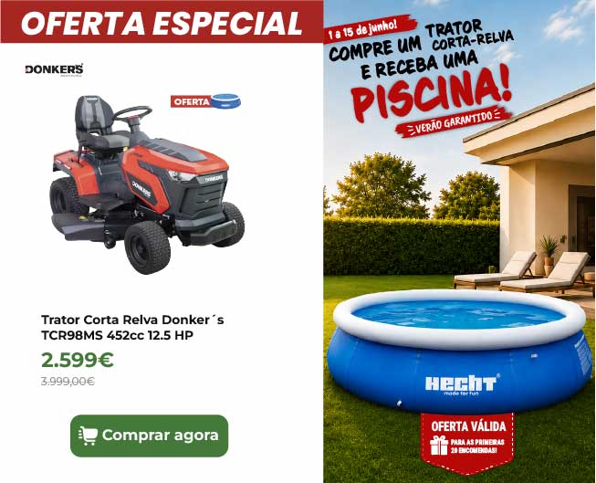 Trator Corta Relva Donker&acute;s TCR98MS 452cc 12.5 HP