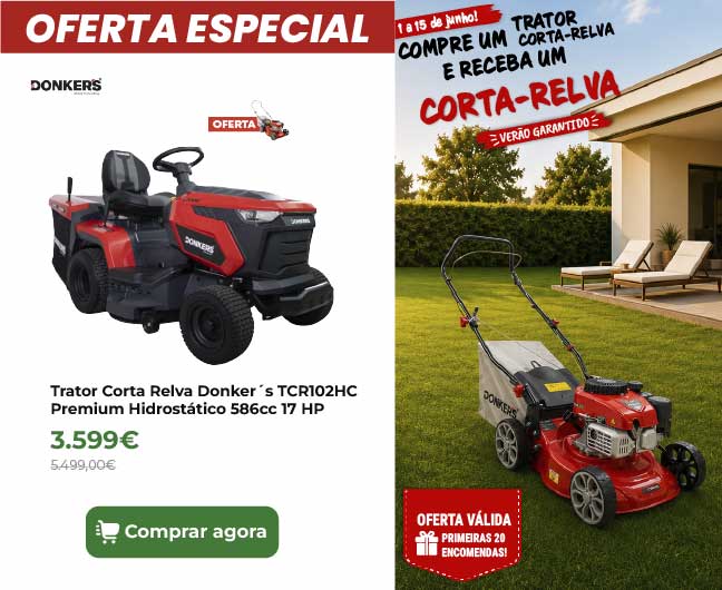 Trator Corta Relva Donker&acute;s TCR102HC Premium Hidrost&aacute;tico 586cc 17 HP