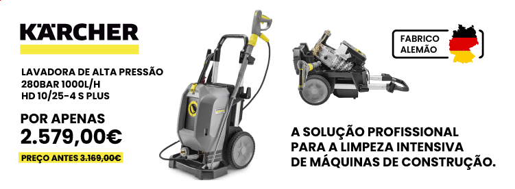 Lavadora de Alta Press&atilde;o 280Bar 1000L/h Karcher HD 10/25-4 S PLUS