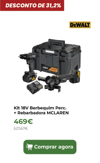 Kit 18V Berbequim Perc. + Rebarbadora MCLAREN DCK2223MP2T-QW