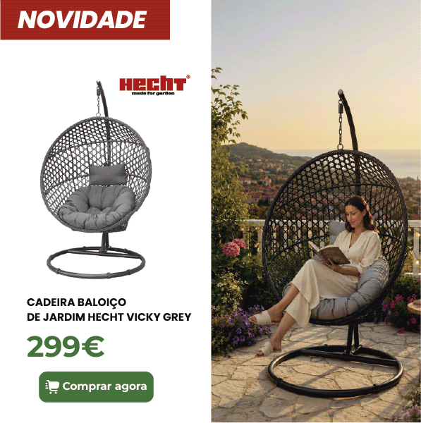 Cadeira Baloi&ccedil;o de Jardim Hecht Vicky Grey