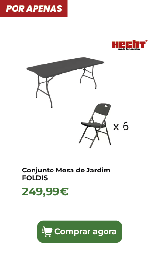 Conjunto Mesa de Jardim FOLDIS