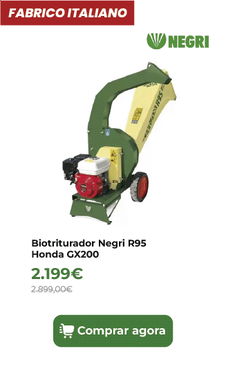 Biotriturador Negri R95 Honda GX200
