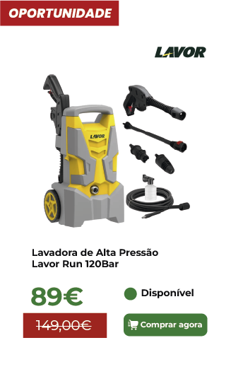 Lavadora de Alta Press&atilde;o Lavor Run 120Bar