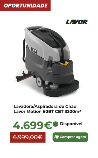 Lavadora/Aspiradora de Ch&atilde;o Lavor Motion 60BT CBT 3200m&sup2;