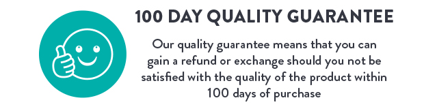 100 DAY QUALITY GUARANTEE