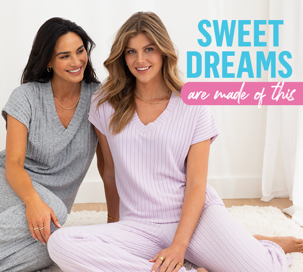 Sweet Dreams are made of this.... Womens Rib Lounge Sets only $28