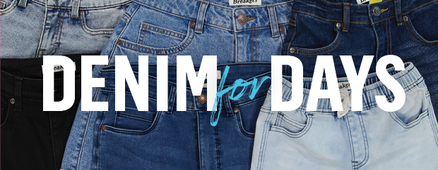 DENIM FOR DAYS. SHOP DENIM FOR THE WHOLE FAMILY.