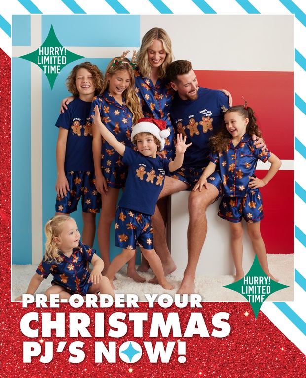 PRE ORDER YOUR CHRISTMAS PJ's NOW