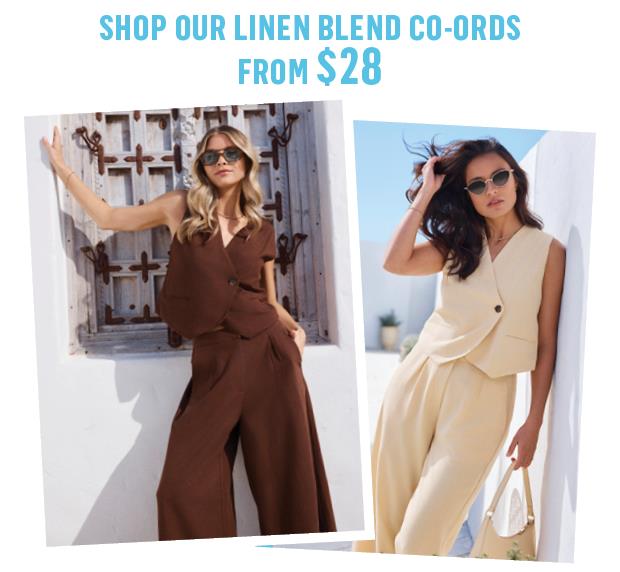 SHOP LINEN BLEND CO-ORDS
