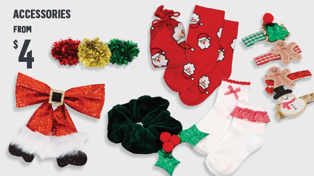 SHOP CHRISTMAS ACCESSORIES