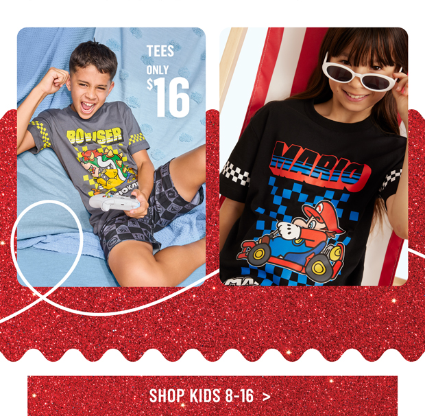 SHOP KIDS 8-16