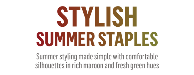 SHOP WOMENS STYLISH SUMMER STAPLES