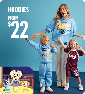 BLUEY HOODIES FROM ONLY $22