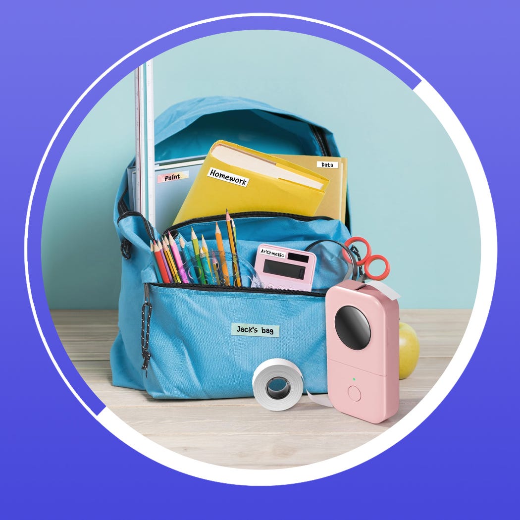 Is This the Most Fun You Can Have Organizing? This Cute Label Maker Says Yes (and It’s On Sale!)