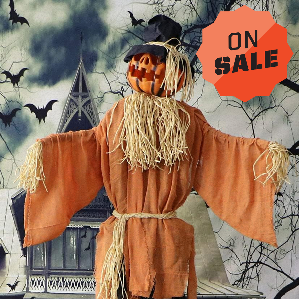 This Pumpkin-Headed Scarecrow Is Quietly Terrifying—And On A Limited-Time Deal Today