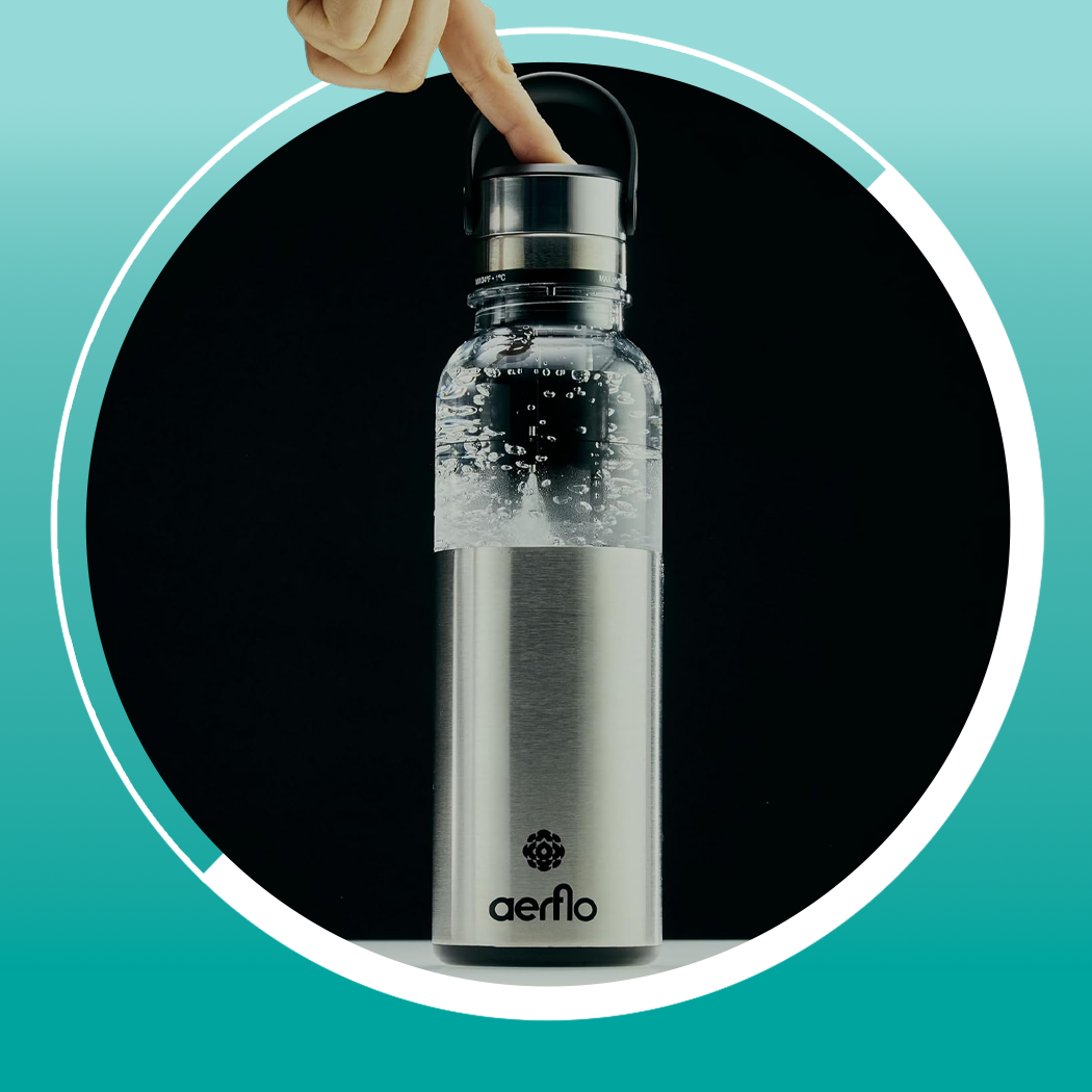 Love Bubbly Beverages? This Portable Water Bottle Makes Any Drink Carbonated With Just One Click