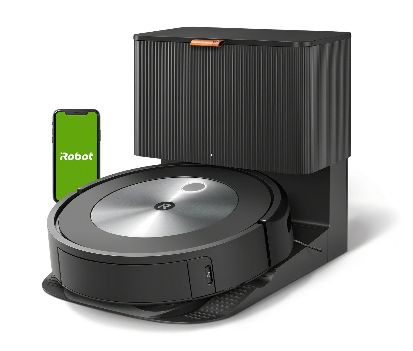 Image of Irobot roomba j7+ robot vacuum cleaner + clean base, roomba j7+