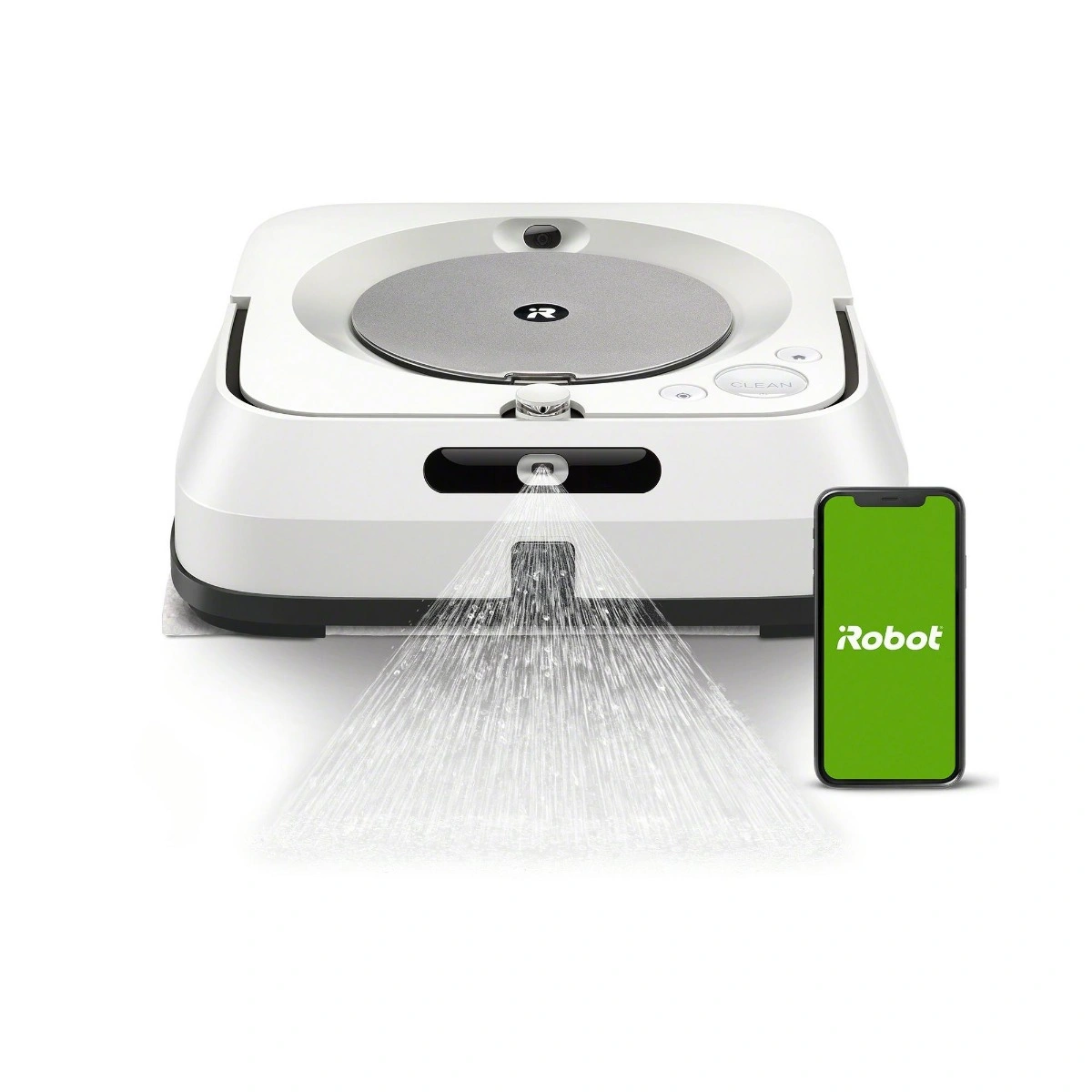 Image of Irobot braava m6 robot mopping, braava m6