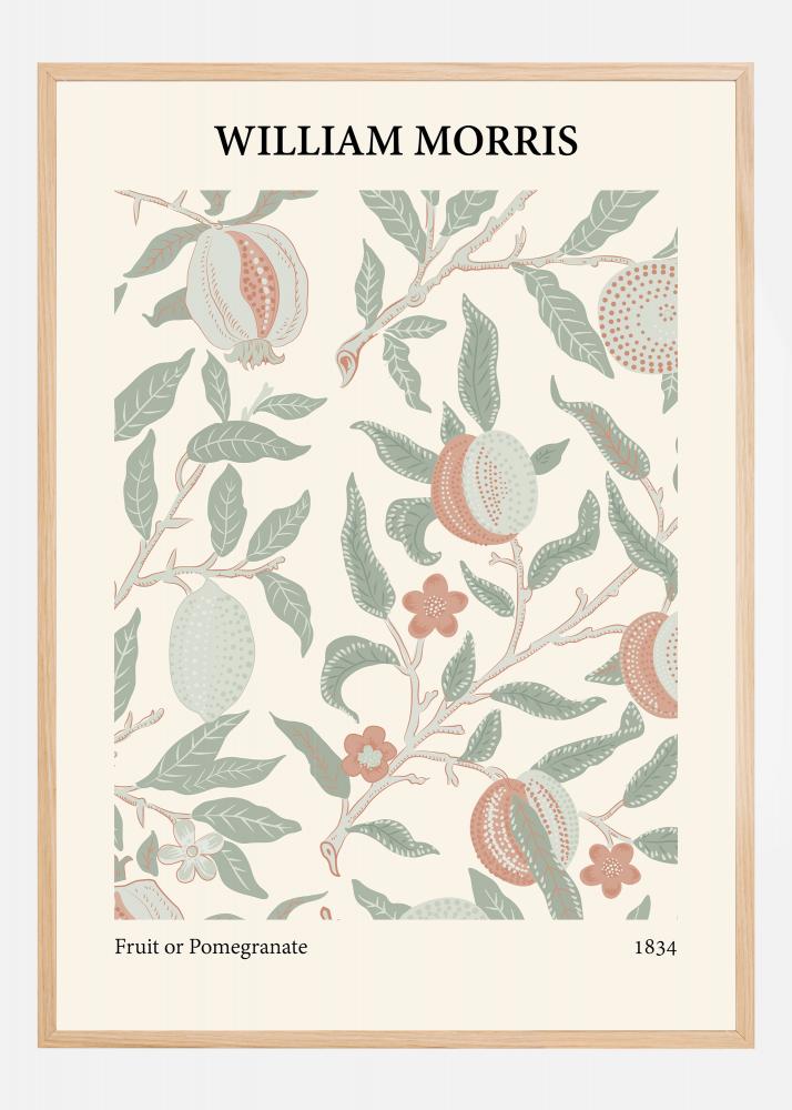 WILLIAM MORRIS - FRUIT OR POMEGRANATE 4 PLAKAT