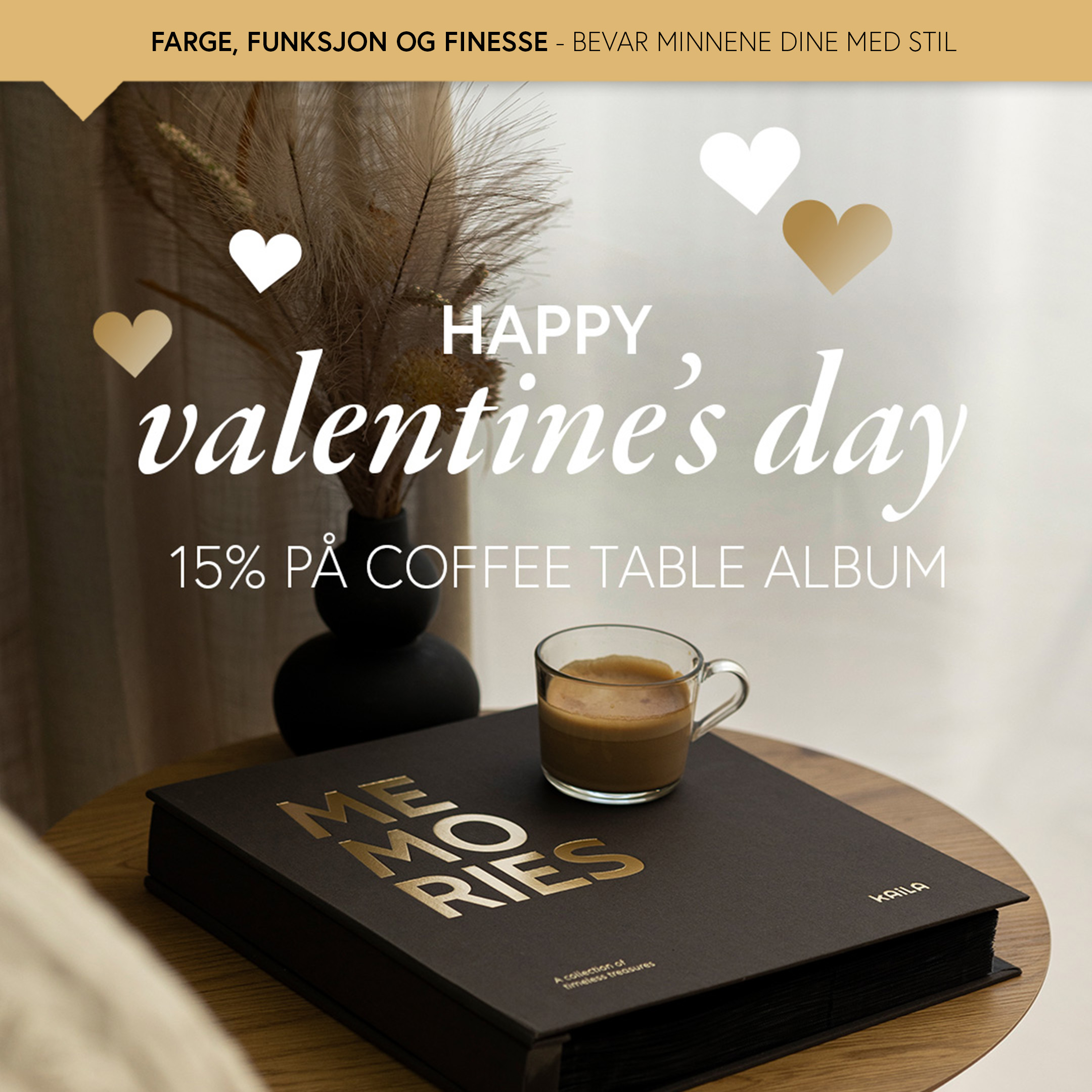 GI BORT EN PERSONLIG PRESANG PÅ VALENTINSDAGEN! 15% PÅ UTVALGTE PRODUKTER!