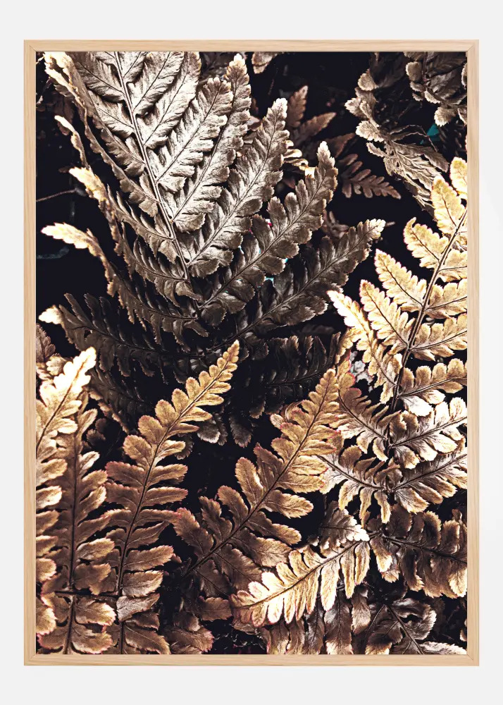 Golden Leaves Poster 